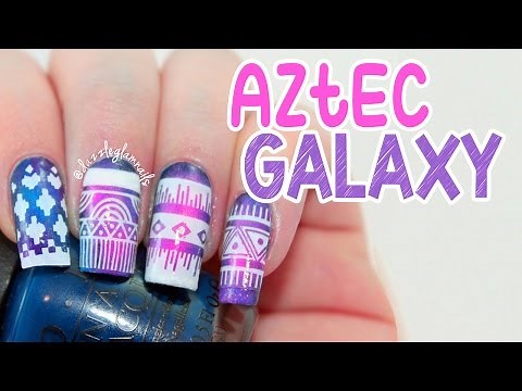 Aztec Galaxy Nail Art Tutorial
