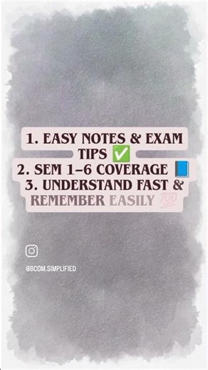 B.Com Simplified | Easy Notes & Clear Explanation 📘#shorts #business