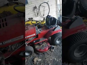 Getting the Lawn Chief 440 and John Deere X530 started and ready to go