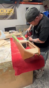 2.9K views · 4.8K reactions | I’ve been asked, “where can I buy that console” that #k5biskit has. The answer is it’s not a bolt in part. It’s a full custom @the_real_ghetto creation with no visible hardware and wrapped in plenty of @apexautoleather to make it pretty. It’s details like this that make the interior as unique as it is. | Burrell Images | Facebook