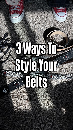 94K views · 3.3K reactions | 3 ways to style your belts • Follow me...