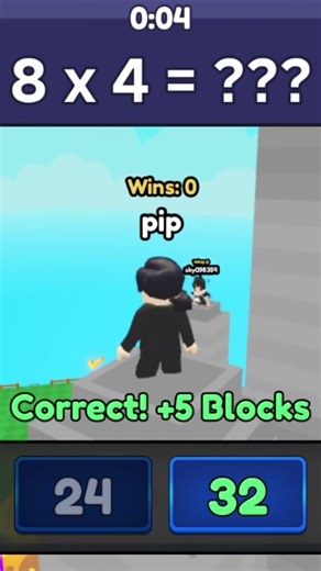 Roblox- Math tower Race funny moments