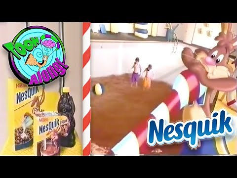 Nesquik "Chocolate Milk & Cereal" Commercial - RETRO 1990's -