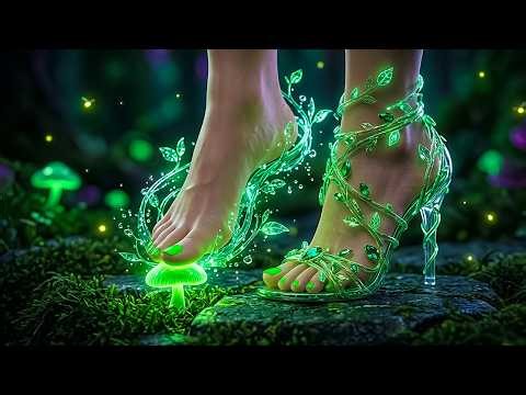 ✨ ASMR Enchanted Shoe Transformations: Bare Feet Touching Magic Objects For Satisfying Heels