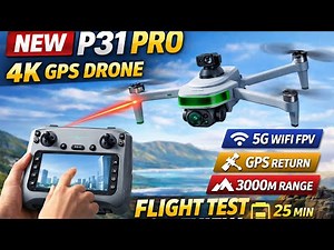 P31 Pro 4K GPS Drone Review | 5G WIFI FPV | 5Km Long Range Foldable Drone 2026
