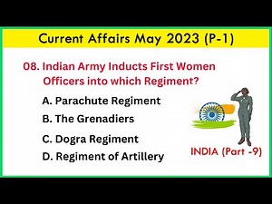 Top 30 INDIA GK questions and answers | Current Affairs May 2023 | GK - 16 | GK questions | GK Quiz