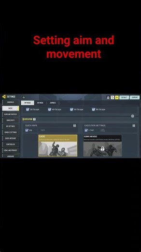 aim setting codm movement 360% 🔥🔥🤌👍