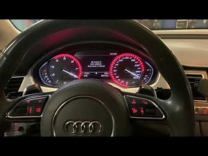 Audi A8 service reset