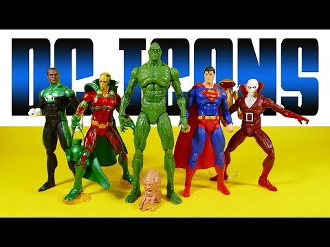 DC ICONS Action Figure MEGA Review Superman Swamp Thing John Stewart Mr Miracle
