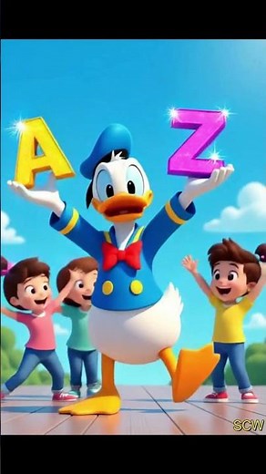 ABC Dance Party! I to P | Fun Alphabet Song with 3D Cartoon, Duck & Kids | Part 2