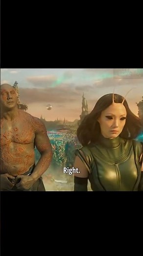 Just Drax living in his own world 😭 #marvel #guardiansofthegalaxy #starlord #draxthedestroyer