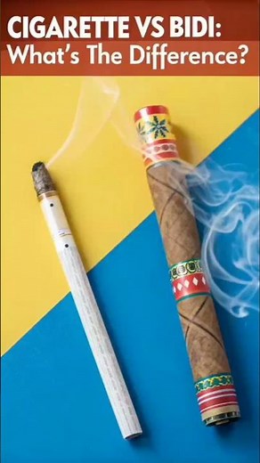 Difference between cigarette and bidi #shorts