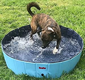 BINGPET Large Dog Swimming Pool Pet Bathtub Collapsible Puppy Bath Tub 47"*12"