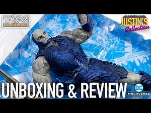Darkseid Armored Zack Snyder's Justice League DC Multiverse McFarlane Toys Unboxing & Review
