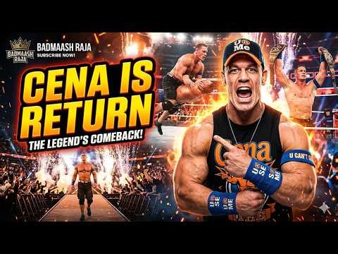 CENA IS RETURN! John Cena's Shocking WWE Comeback 🔥 | Badmaash Raja