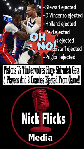 2.5K views | Five players and two coaches were ejected after a fight...