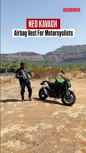 NEO KAVACH | Airbag vest for Motorcyclists #overdrive