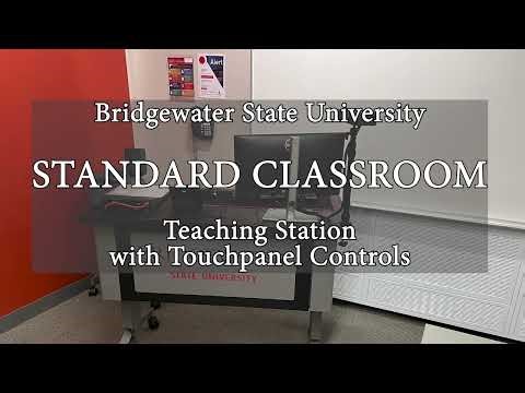 Technology Classroom Overview | Touchpanel Controls