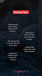 kissing tips #tips #kissing #kissingtips #lovetips #coupletips #dailyadvice | Beyoutiful