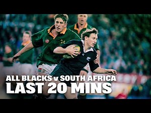 All Blacks Trail by 9 with 20 Minutes Left at Newlands | 1996 Tri Nations Final