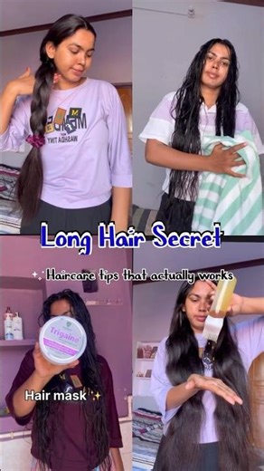 Long Hair Secret Hair Care tips that actually works💯#shorts #ytshorts #haircare #hairgrowt