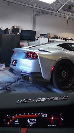 INSANE FERRARI 812 SUPERFAST ENGINE EXHAUST SOUND #ferrari #ferrari812superfast #ferrari812