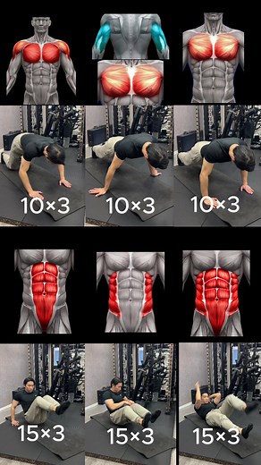 脱ガリガリ：胸と腹を厚くする自宅筋トレメニュー