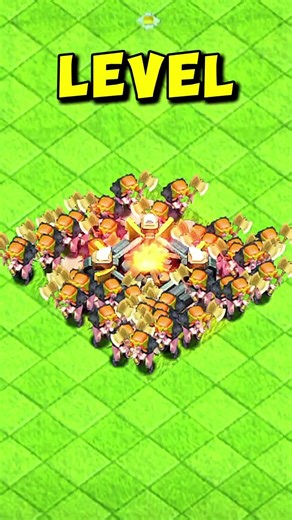 Valkyrie lvl-1 to lvl -10 transmission. #clashofclans #coc #cocshorts #games ||