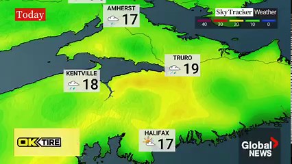 Eilish Bonang gives us the weather forecast for the Maritimes. | Global Halifax