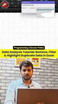 Excel Duplicate Data Trick 🤯 | Remove, Filter & Highlight #shorts