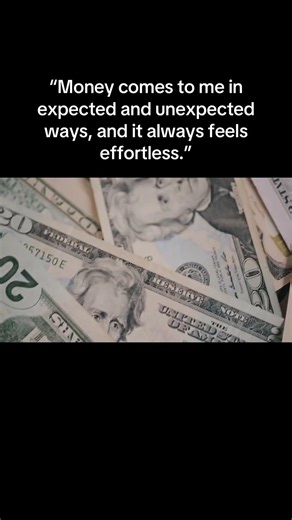 Money doesn't chase me — it responds to my assumption. I relax, receive, and allow abundance to flow