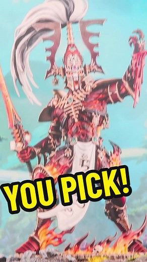 Choose the Color of the Internal Glow for the Avatar of Khaine, Warhammer 40k Painting Tutorial