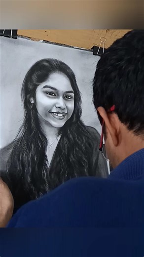 Wait for the Smile at the End… ✏️ #shorts #art