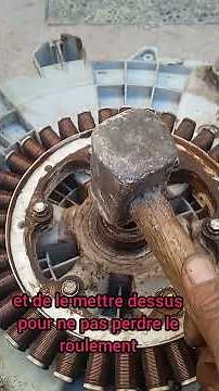 How to change the washing machine bearing