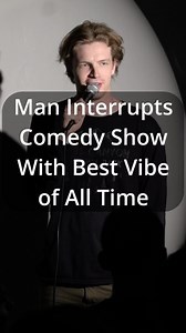Just rock solid vibes. #comedy #standupcomedy #funny #heckler #interrupt #vibe | Jamie Wolf