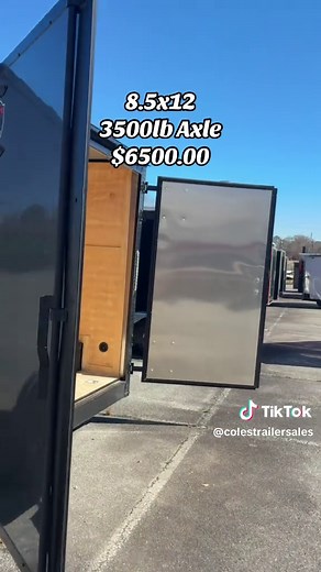 8.5x12 Enclosed Trailer for Sale at $6,500