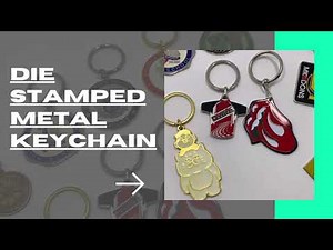 Stamped Metal Keychain | Brass Key Tags | Custom Metal Keychain