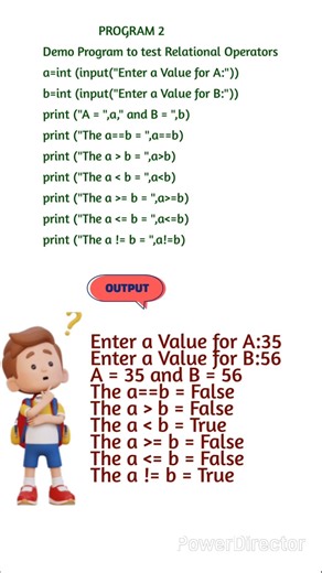 Relational Operators in Python #2026 #cs2026 #publicexam2026 #csimportantquestions #csexam2026#board