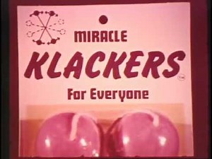 Miracle Klackers Vintage Toy Commercial 1970's