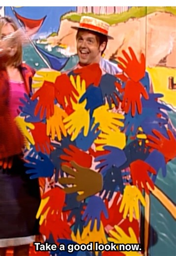 Dec's Nostalgic Transformation: Human Sticker Book