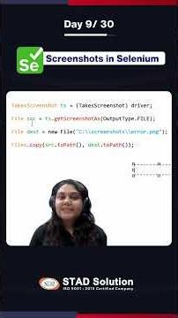 Selenium Day 9: How to Capture Screenshots in Selenium? 📸 #Shorts