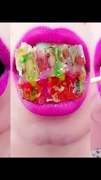 ASMR Mukbang Honey Eating Sounds : Satisfying Honey in 1 minute