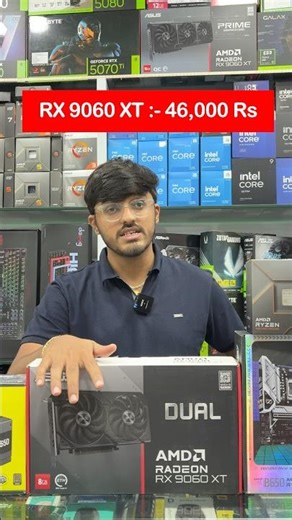 1.05 Lakh Rs RX 9060 XT Gaming Pc Build in Lamington Road Mumbai. #shorts #pcbuildshorts