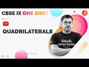 Quadrilaterals Full Chapter in One Shot | CBSE Class 9 Maths Chapter8 | Term2 | Umang 2021 - Vedantu