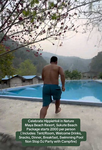 Celebrate Hippie Holi in Nature at Maya Beach Resort