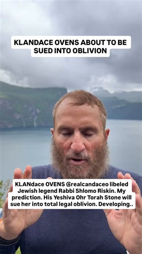 Rabbi Shlomo Riskin. My prediction. His Yeshiva Ohr Torah Stone will sue her into total legal oblivion. Developing.. | Rabbi Shmuley Boteach