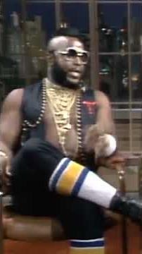Jokes! Mr. T Has a First Name | Classic & Awesome Interview on David Letterman