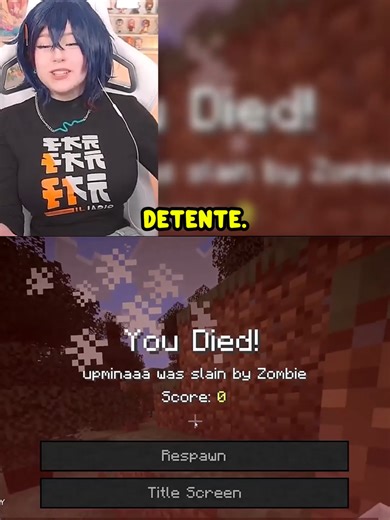 Mina juega Minecraft pero x1000 de velocidad #upminaa #cosplay #minecraft #español #humor