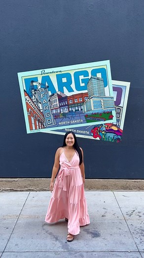 Did you know there’s a bike rack fingerspelling FARGO in ASL in Downtown Fargo, North Dakota? 🙌🏼 A local artist and creator, Jeff Knight designed this bike rack for Creative Bike Rack project, one of the City of Fargo’s public art initiatives, to bring awareness to the diversity of the community in 2018. Unfortunately, it’s damaged when I checked it out. This Downtown Fargo Postcard mural is pretty cool for the Deaf community to check it out, though. 🤟🏼 @visitfargo 📍 Alley on 2nd Ave betwee