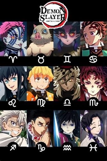 Your Zodiac, Your Demon Slayer Character ♈♉♊ | Anime Astrology